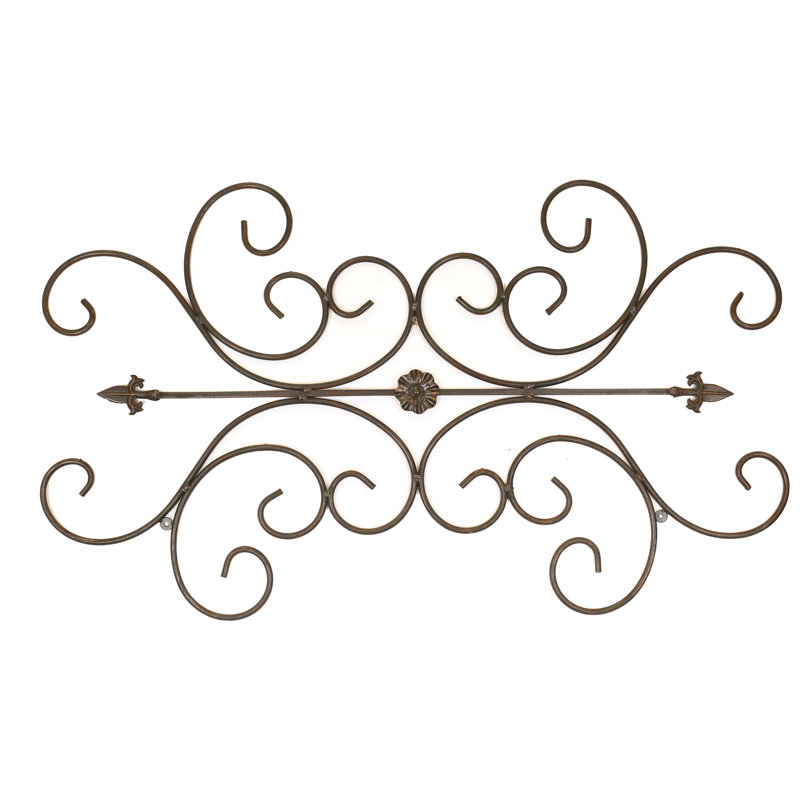 MyAmigosImports Finial Iron Scroll Wall Decor Wayfair
